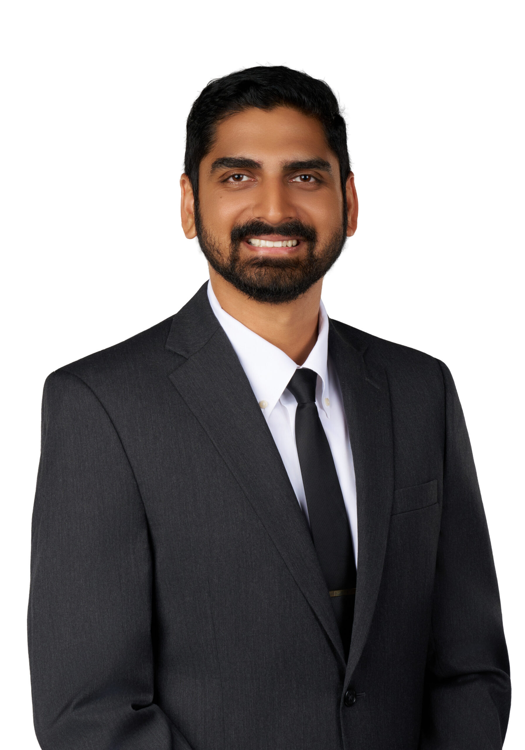 Dr. Bandatmakur poses for a professional photograph as an introduction to the community he serves.